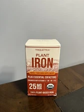 Triquetra Organic Iron Whole Food Plant Based Iron Supplement Vitamin USA Made