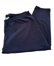 J JILL, Plus 3X, Capri Leggings, Navy, Pima Cotton, Stretch Pull On Lightweight