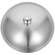 Stainless Steel Pot Lid Pan Top Cover Dome for Pans Work Universal