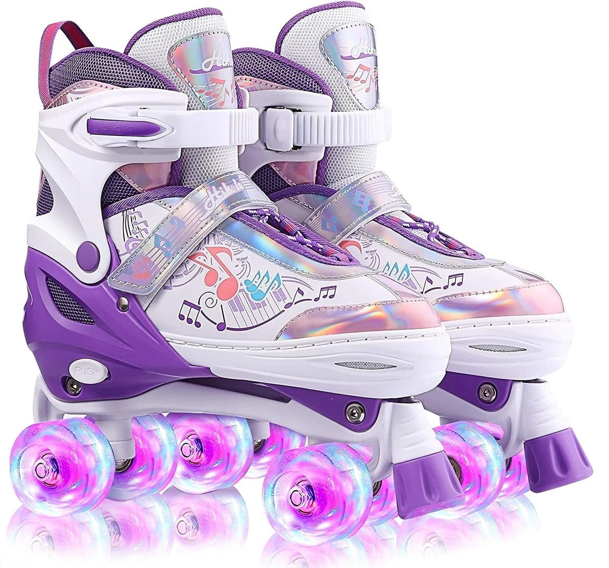 Roller Skates for Kids Adjustable Light Up Skates for Girls Boy