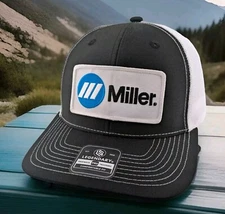 Miller Welder Patch on Legendary Snapback Trucker Hat New  Black/White 