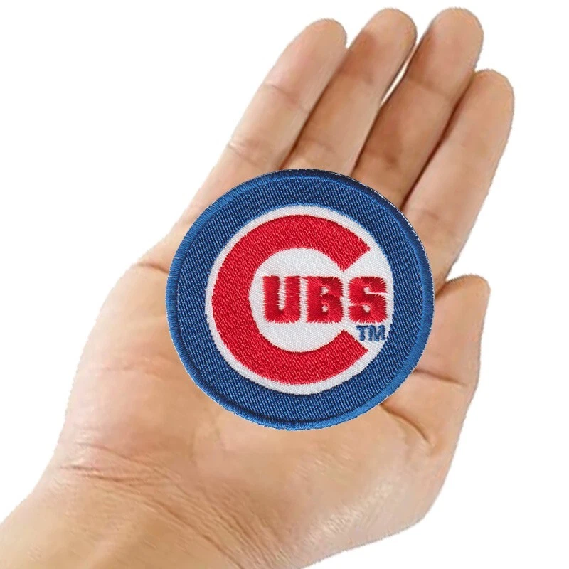 10 pcs Chicago Cubs Nation Baseball Logo Size 2.6"x2.6" Sew Iron On Patches - Image 2 of 4