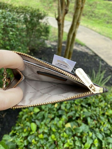 NWT Michael Kors Jet Set Travel Coin Key Chain Card Holder Wallet - Picture 25 of 130