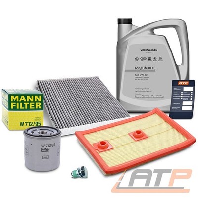 INSPEKTIONSPAKET FILTERKIT FÜR AUDI A3 SEAT LEON OCTAVIA VW GOLF 7 1.2 1.4 TSI