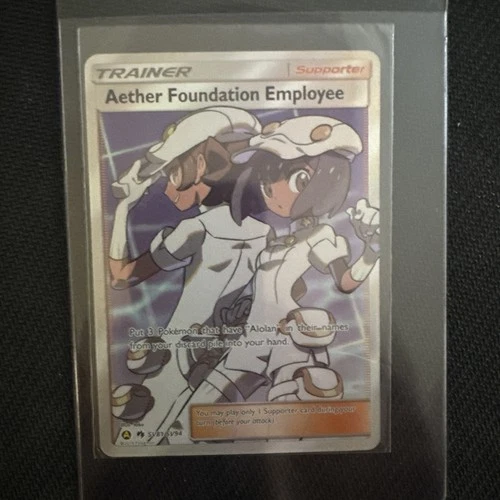 Aether Foundation Employee SV81/SV94 Hidden Fates: Shiny Vault Holo