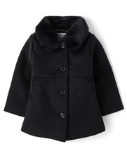 ,Baby Girls,and Toddler Dress Coats,Black,2 Years