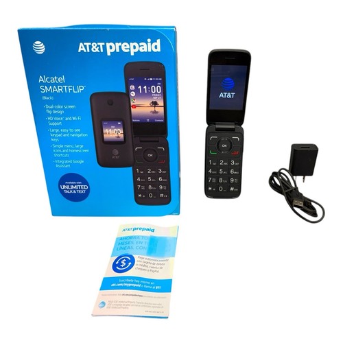Alcatel SMARTFLIP | 4052R | 4G LTE | 4GB | Flip Phone With Google Assistant AT&T - Picture 7 of 13