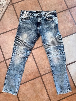 Marc Ecko Blue Acid Wash Jeans Mens Size 34x30  Y2K Vintage Apparel
