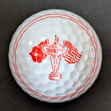 vtg - 2025 RYDER CUP - Logo golf ball - Bethpage Black - PGA Tour - Vice Red