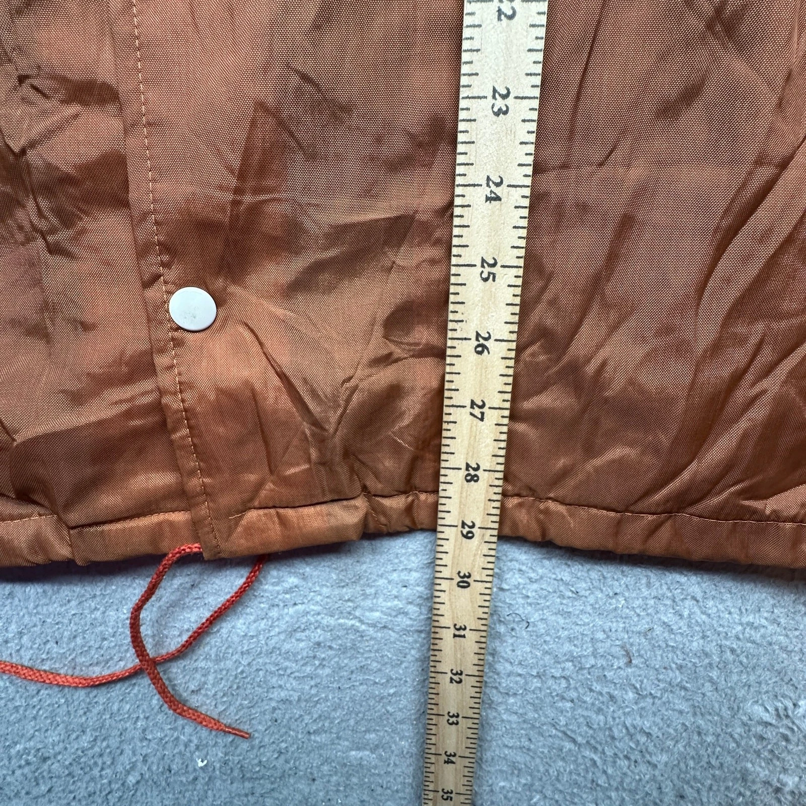 Vintage 70s 80s Swingster asgrow Coach Snap Button Lined Jacket Mens Large Brown image 4