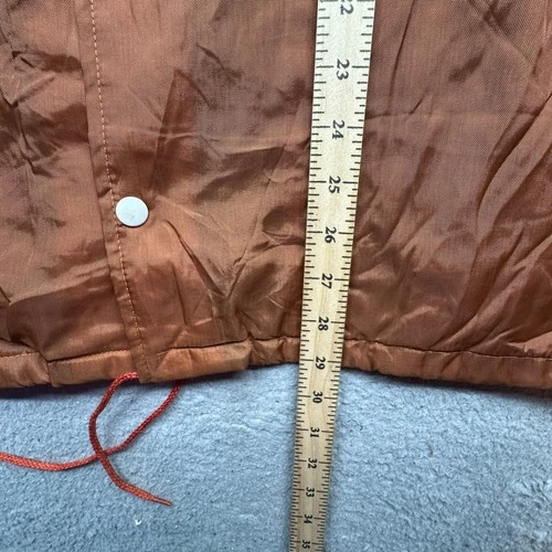 Vintage 70s 80s Swingster asgrow Coach Snap Button Lined Jacket Mens Large Brown image 4