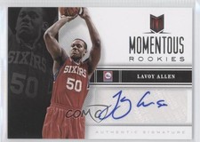 2012-13 Panini Momentum Momentous Rookies Auto Lavoy Allen #43 Auto 0c2