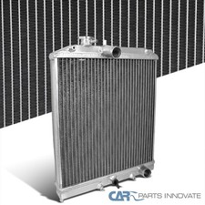 Fit Honda 92-95 Civic 93-97 Del Sol Si Manual Mt Racing Aluminum 2 Row Radiator