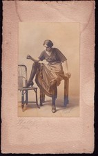 Photographie Sahary Djeli Antique Photo by Walery Paris signed by Walery 3x