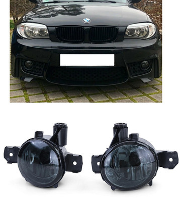 PAIR FOGLIGHTS FOGLAMPS FOGS SMOKED BMW X5 E70 & LCI X1 E84, X3 E83 E87 E81 E82