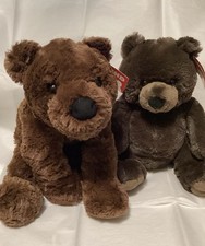 Gund “Auburn” Chocolate Bear And “Cozy” Brown Bear 