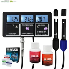 5-In-1 Water Quality Multi-Parameter PH EC CF TDS (Ppm) Temperature Test Meter B