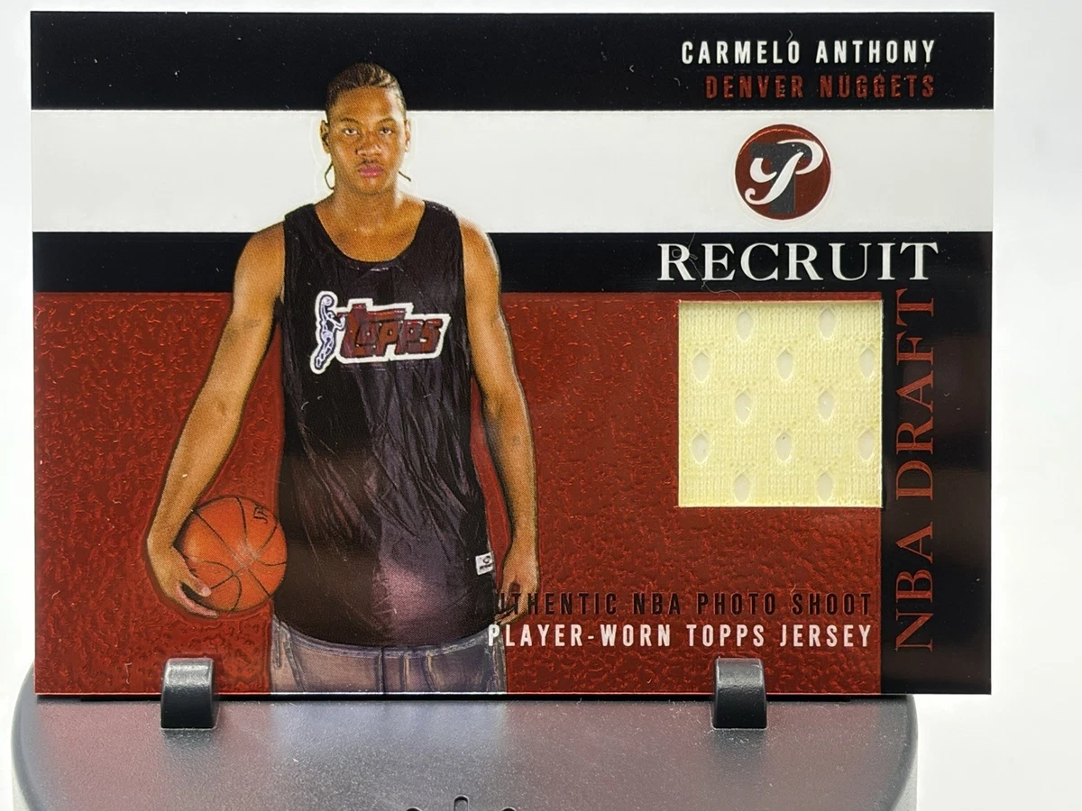 Carmelo Anthony Basketball Trading Cards Memorabilia Sports 2003 