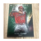 Topps 2018 Inception Mike Trout Angels Baseball Card #100