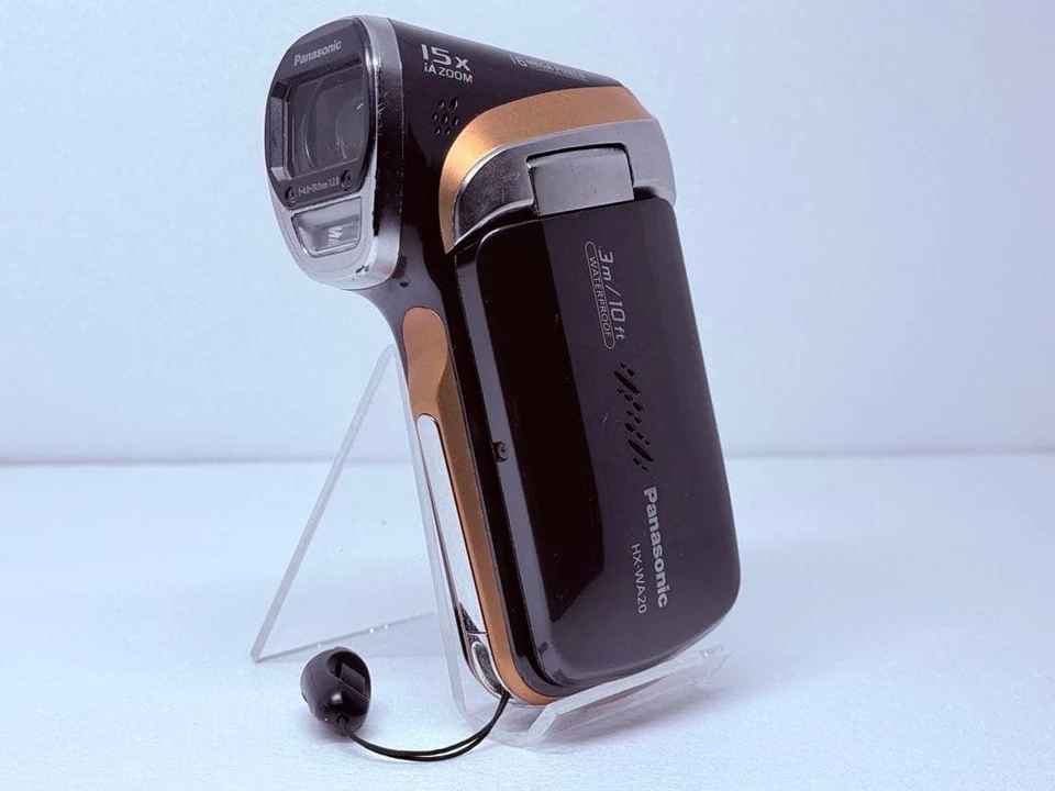 Panasonic HX-WA20 Waterproof HD Camcorder Gun Grip Xacti Video Camera Gray - Image 2 of 4