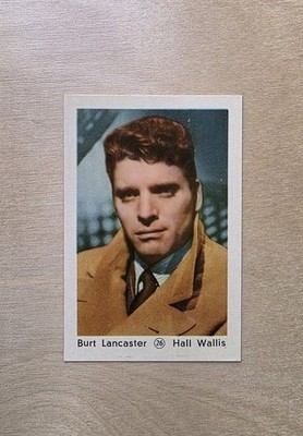 1952 Maple Leaf Gum Film Stars Burt Lancaster  # 26