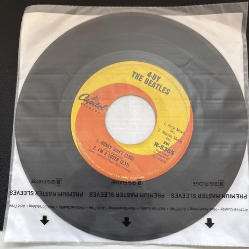 Beatles – 4-By The Beatles EP (Capitol R-5365) 45rpm – Plays Well – No Sleeve