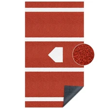 12x6 ft Baseball Batting Hitting Mat, Non-slip Rubber Bottom Batting Cage Mat