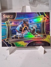 2024 Panini Select J.D. Gonzalez #87 Diamond Level Tie-Dye Prizm RC /25 Rays