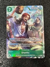 Shanks (Alternate Art) Rare OP14-027 The Azure Sea's Seven Foil English