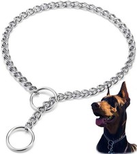 Dog Choke Collar, Martingale Collar for Dogs,22 Inch, 3.0mm Dog Collars for S...