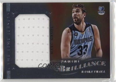 2012-13 Panini Brilliance Game Time Jerseys Marc Gasol #24 0m1s