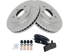 For 1990-1992 Cadillac Fleetwood Brake Pad and Rotor Kit Front 47357TTDG 1991