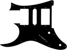 WD Custom Pickguard For Left Hand Ibanez 2009 RG350DX #29T Matte Black Thin