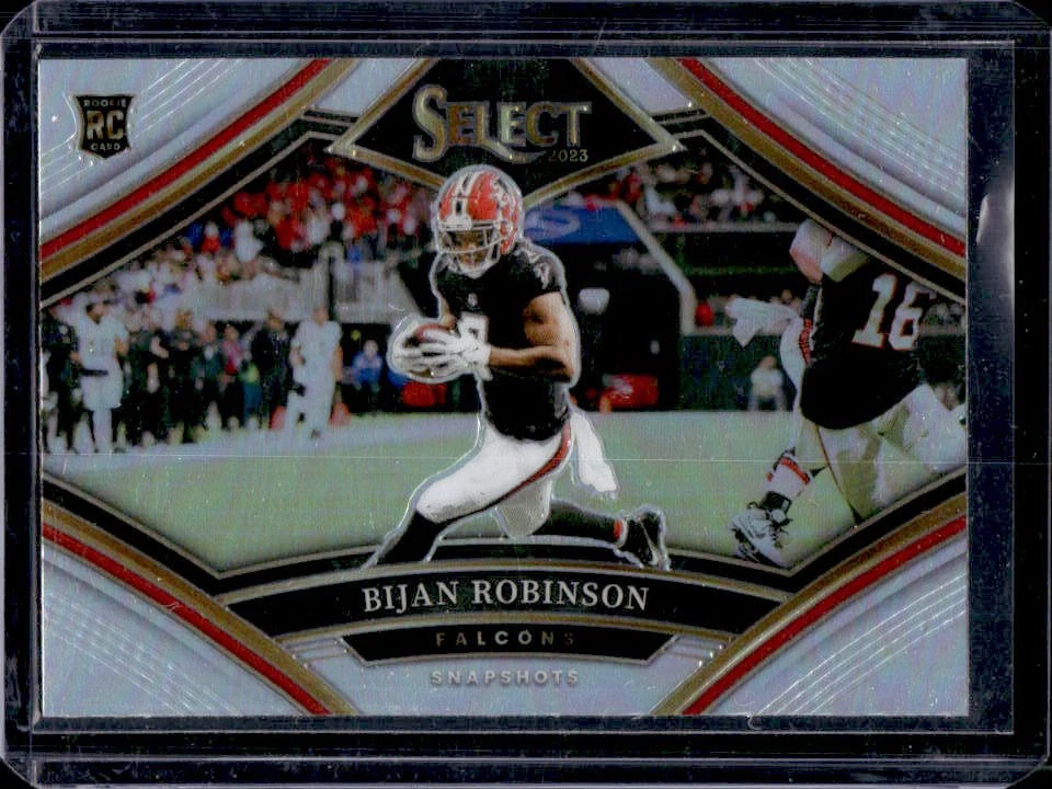 Bijan Robinson Panini Select Snapshots #SSBR Black Prizm 1/1