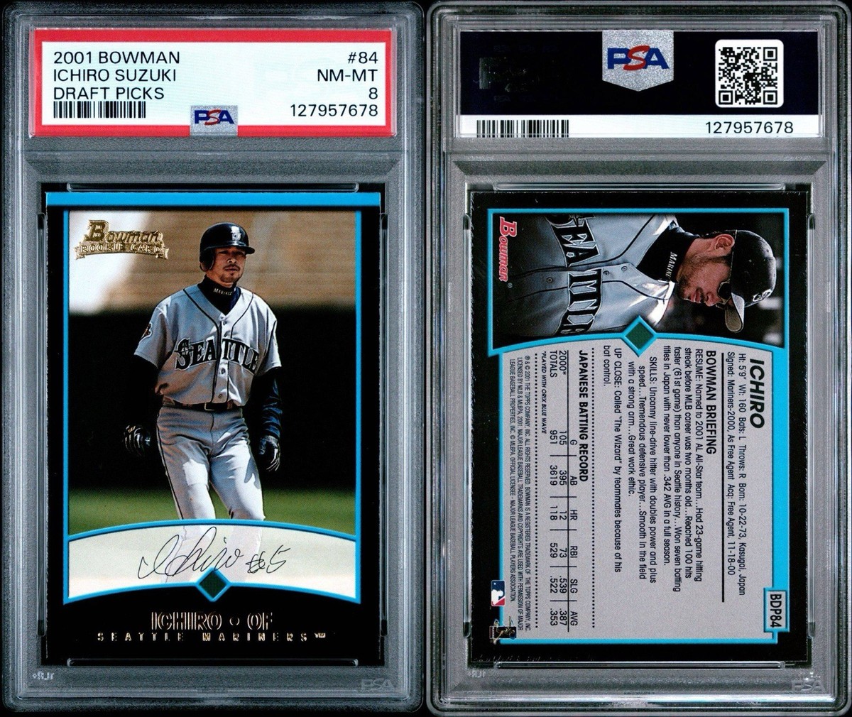 Bowman 2001 Draft Picks & Prospects Ichiro Suzuki #BDP84 Rookie