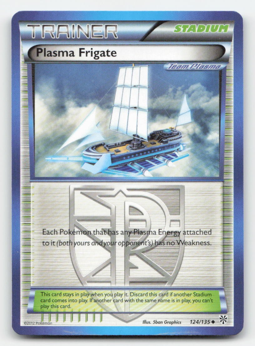 Plasma Frigate 124/135 Uncommon Plasma Storm Pokemon Near Mint