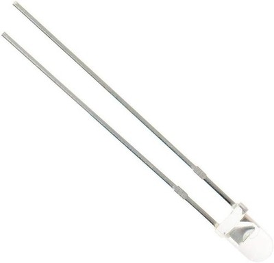 10x 3mm LED flackernde gelbe Kerzenbirnen 2000mcd 2V