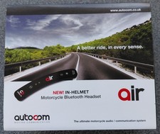 Autocom Bluetooth Headset - Solo Pack - Kit AIR 1