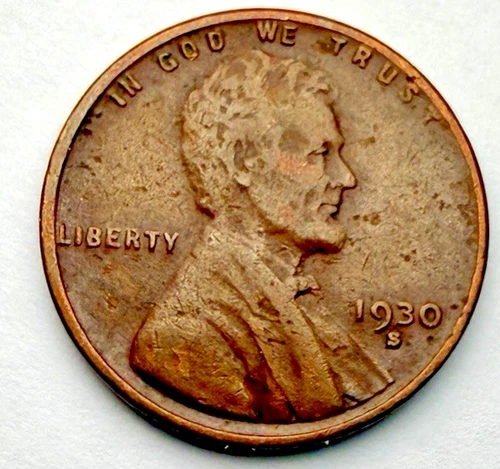 1930-S Lincoln Wheat 1c ~ Very Fine Details?? ~ Bargain! ~ D72