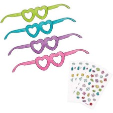 Unique Party Glasses Craft KitOne Size Pink  SG26252