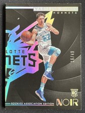 Vasilije Micic 2023-24 Panini Noir Rookies Association Edition RC /49 #161