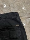 Mens 40X32 WRANGLER Workwear Black Twill Canvas Relaxed baggy Cargo Work Pants — photo 8