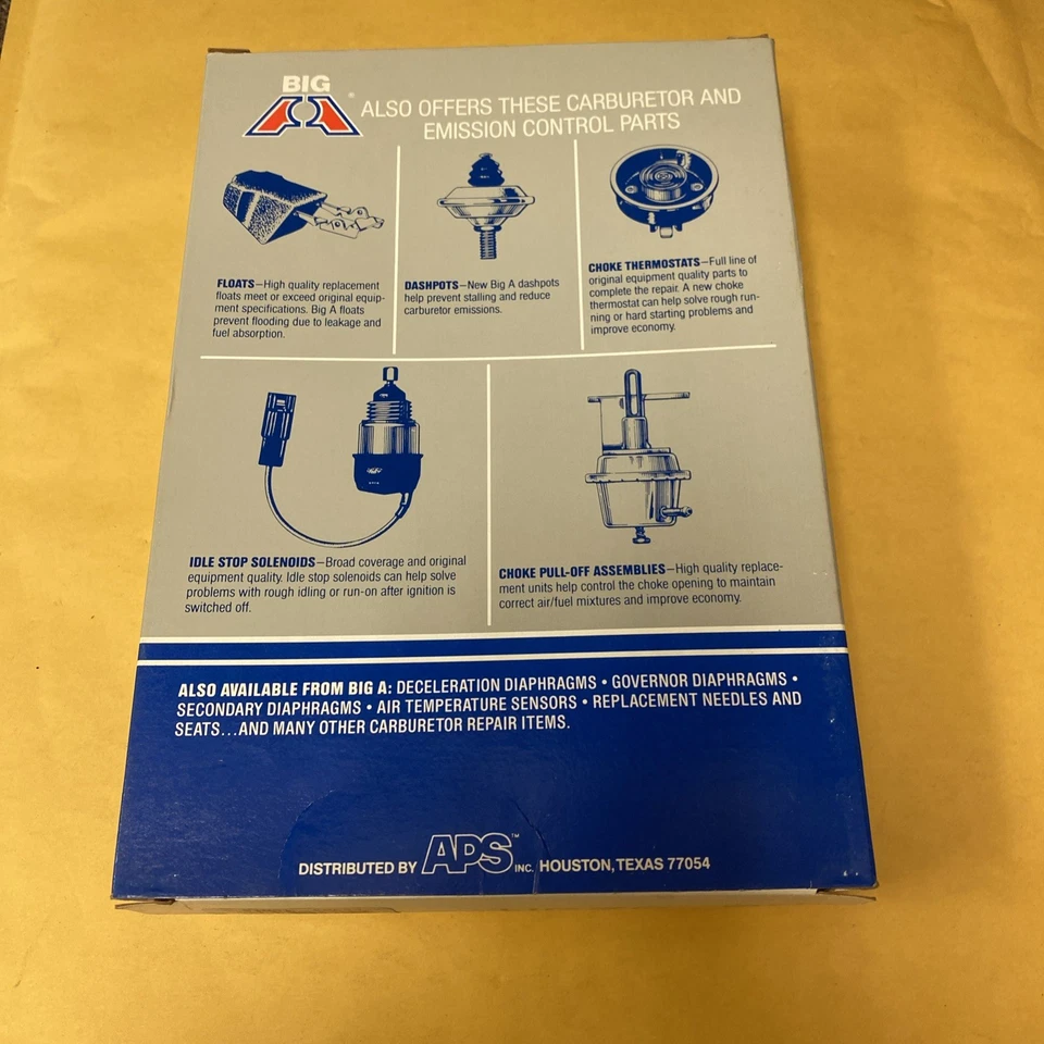 NOS Hygrade 929A Carburetor Repair Kit In BigA Box! Made In USA! Free Shipping! - Image 3 of 4