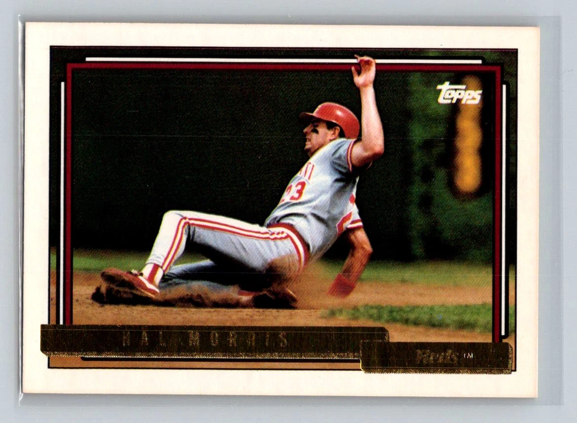 Hal Morris trading card