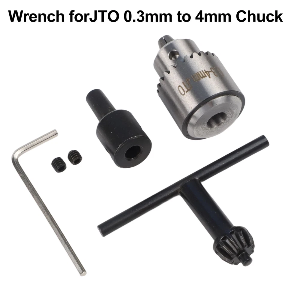 Mandrino trapano JT0 per mini trapani compatibile con punte da 0 3 mm a 4 mm - Immagine 4 di 4
