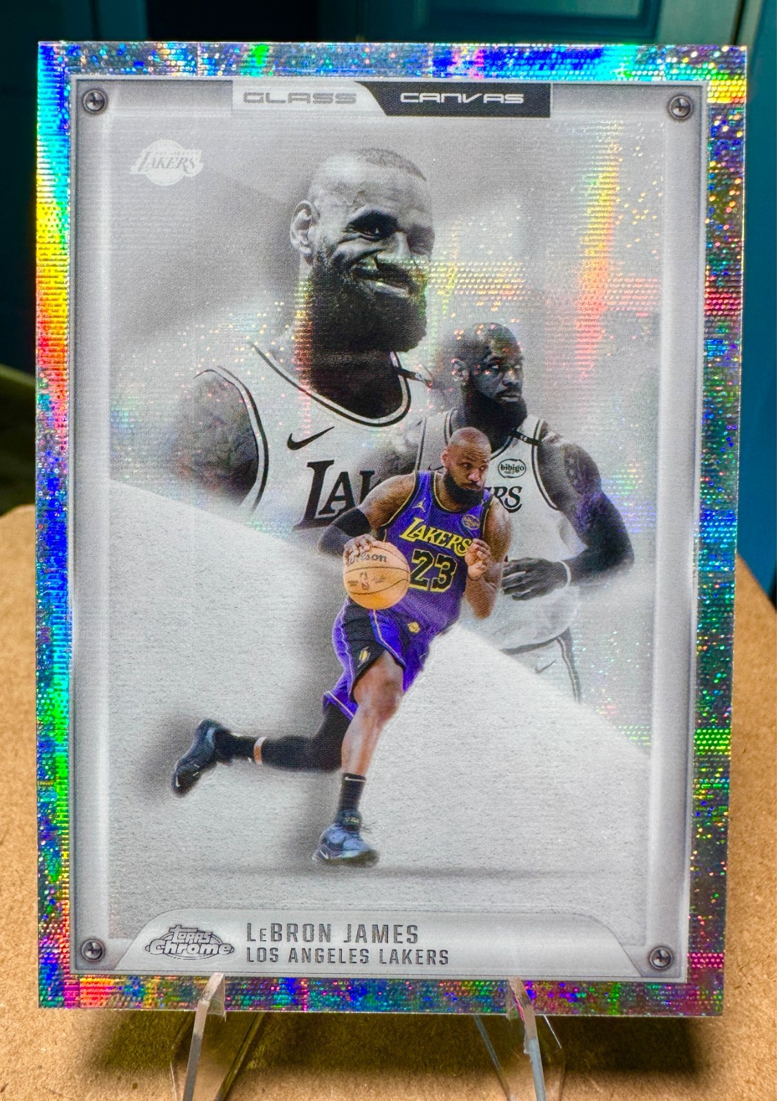 LeBron James 2025 Topps Chrome #GC-1 Glass Canvas /(SSP) Price