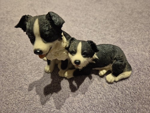 The Leonardo Collection Border Collie Puppies 2006 Good Condition