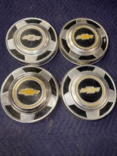 Set 4 Chevy 1973-87 Truck 12 Dog Dish 10.5 Hubcaps Chevrolet Squarebody 2619