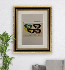 Andy Warhol, Hand-Signed Original Print With COA and +$3,500 USD Appraisal.*