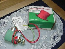 Asco Red Hat Solenoid Valve 8320G1M0 8320G1MO Push Button 3-Way 1/8 NPT 100Psi